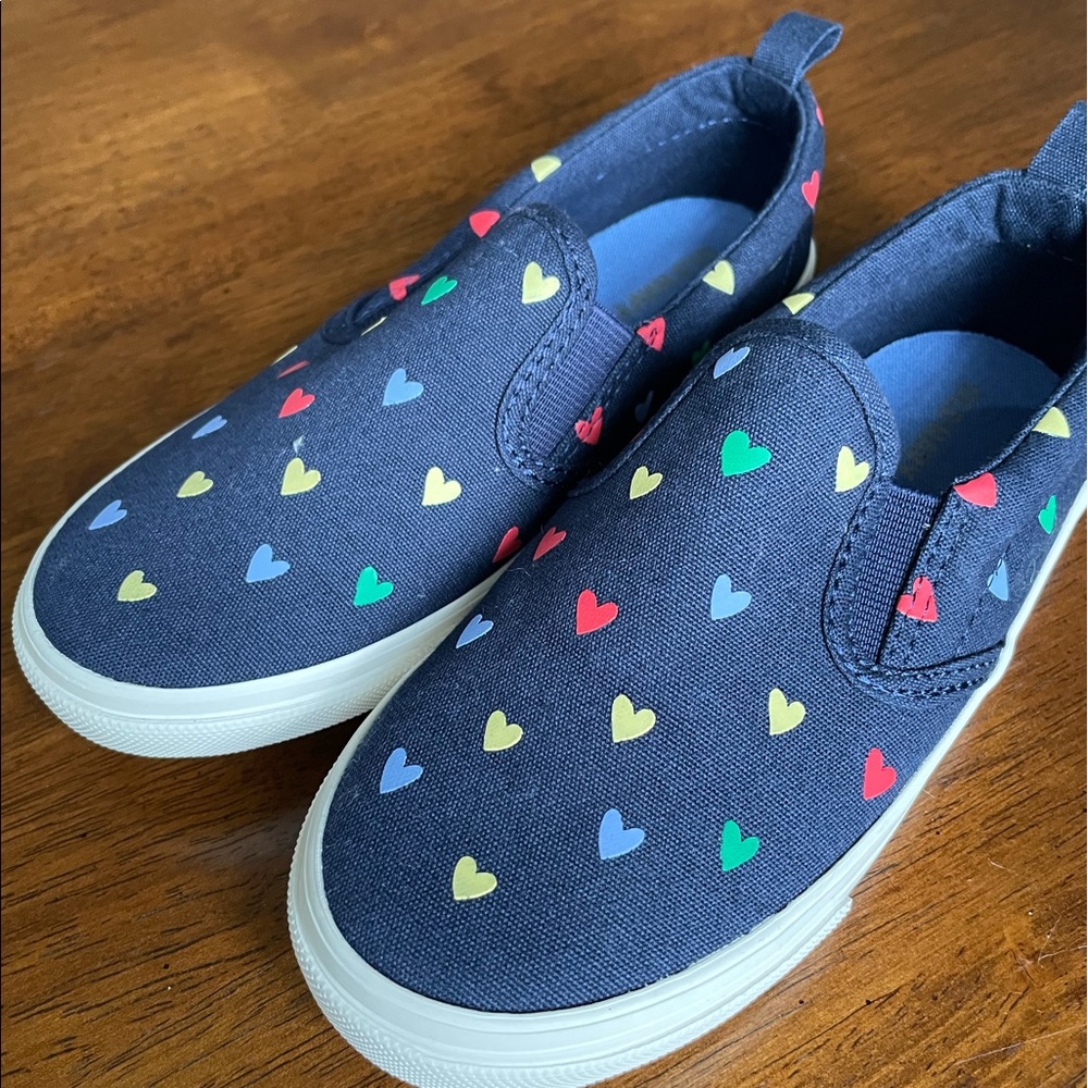 Little Girls Old Navy Canvas Shoes Size 11. EUC.